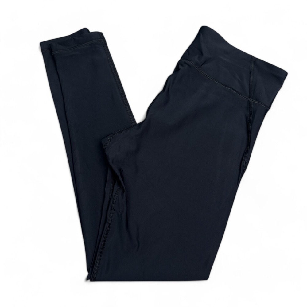 Under Armour Leggings Womens Size Large Black Mid Rise Athleisure Active